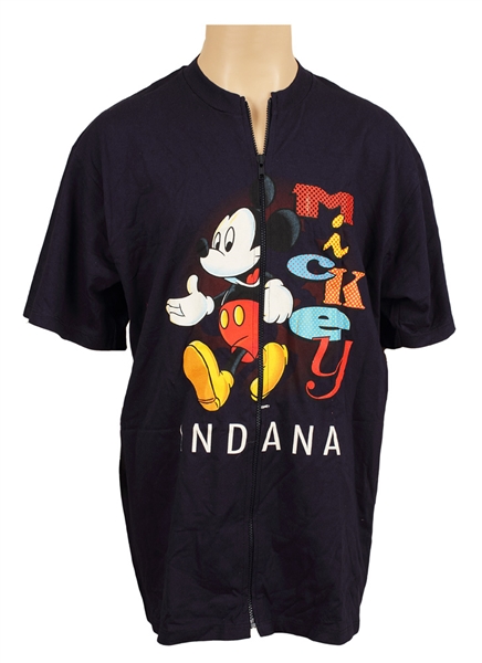 Michael Jackson Owned and Worn Mickey Mouse "Indiana" Shirt Jacket 