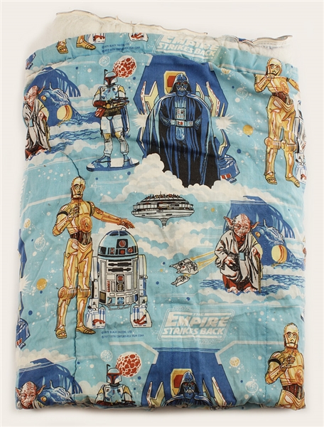 Michael Jackson Personally Owned and Used "Star Wars" Sleeping Bag 