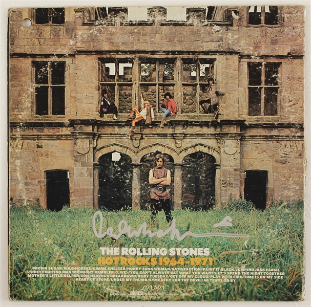 Andrew Loog Oldham Signed Rolling Stoned "Hot Rocks 1964-1971" Album