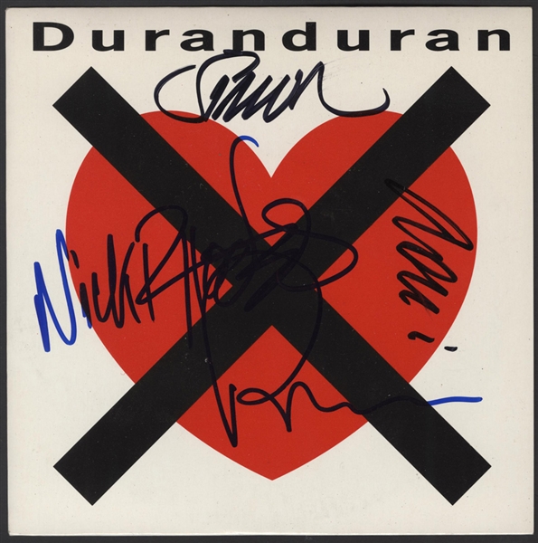 Duran Duran Signed "I Dont Want Your Love" 45 Record 