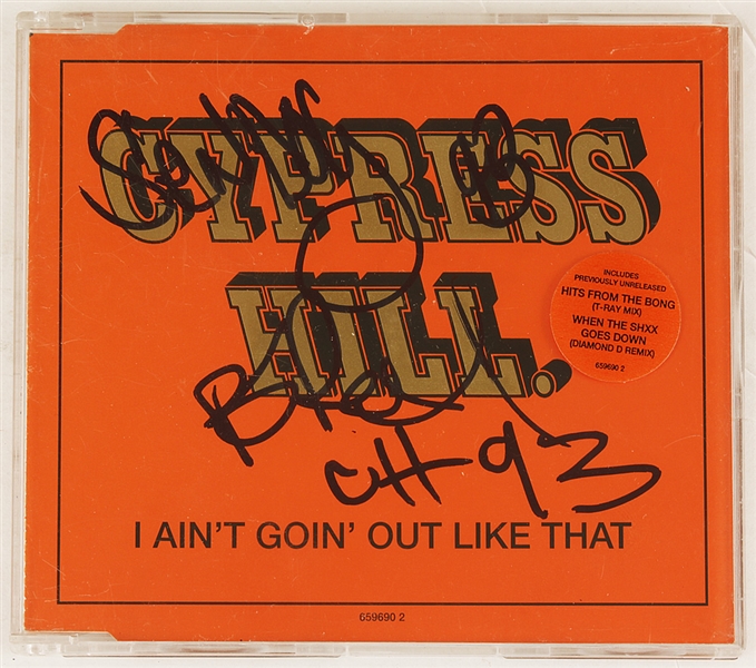 Cypress Hill Signed "I Aint Goin Out Like That" C.D.