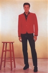 Elvis Presley Viva Las Vegas Film Promotion Worn Custom Made  Red Bolero Jacket, Black Pants and Black Silk Shirt 