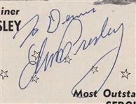 Elvis Presley Signed & Inscribed Fabulous Las Vegas Magazine