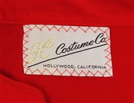 Elvis Presley Owned & Worn IC Costume Company Red Bell-Sleeved Shirt