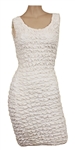 Christina Aguilera Worn White Sleeveless Dress
