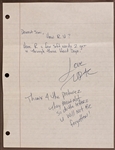 Tupac Shakur Handwritten Love Letter and  Poem/Song Lyrics from Prison