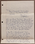 Tupac Shakur Twice-Signed Passionate Two-Page Handwritten Love Letter with Four Handwritten and Signed Love Poems/Song Lyrics from Prison