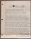 Tupac Shakur Twice-Signed Passionate Two-Page Handwritten Love Letter with Four Handwritten and Signed Love Poems/Song Lyrics from Prison