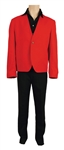 Elvis Presley "Viva Las Vegas" Film Promotion Worn Custom Made  Red Bolero Jacket, Black Pants and Black Silk Shirt 