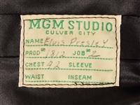 Elvis Presley Viva Las Vegas Film Promotion Worn Custom Made  Red Bolero Jacket, Black Pants and Black Silk Shirt 