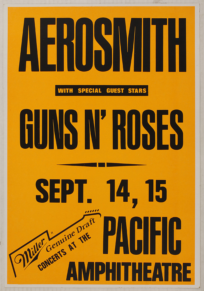 guns and roses tour with aerosmith