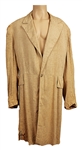 George Harrison Traveling Wilburys "Handle with Care" Music Video Worn Long  Raw Silk Coat