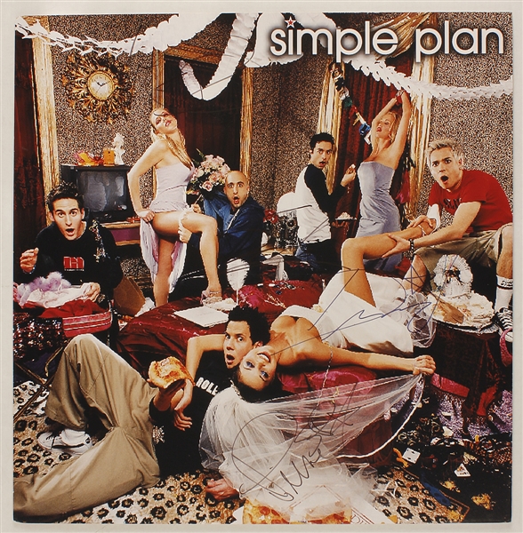 Simple Plan Signed Original Promotional Poster
