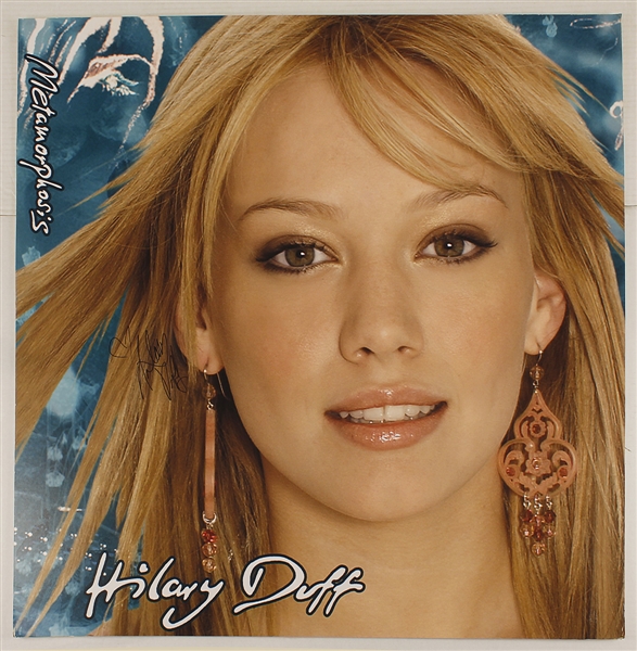 Hilary Duff Signed "Metamorphosis" Original Event Posters (2)
