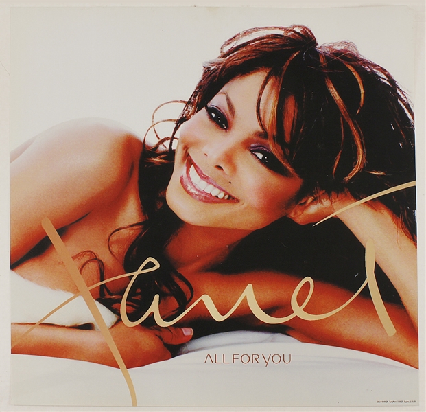 Janet Jackson Original "All For You" Promotional Poster
