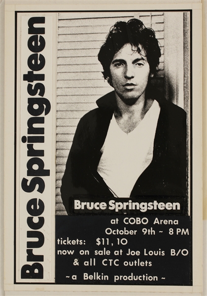 Lot Detail - Bruce Springsteen Original 1978 Darkness on the Edge of 