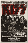 Peter Criss Signed Original KISS Alive/Worldwide Concert Posters (2)