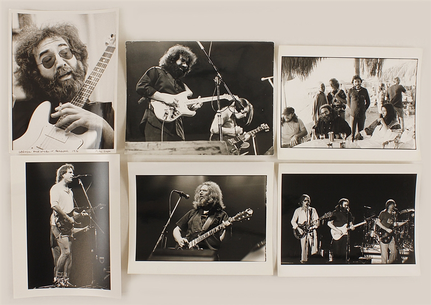 The Grateful Dead Original Stamped Photographs Featuring Adrian Boot