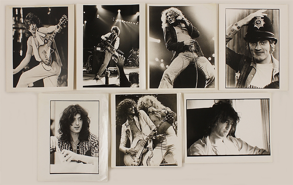 Led Zeppelin Original Stamped Photographs