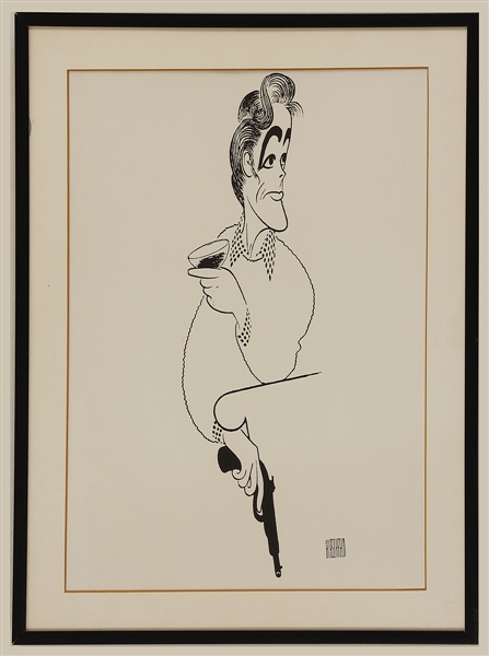 Farley Granger Original Al Hirschfeld Print