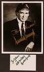 Donald Trump Signed Photograph with Ivanka Trump Signed & Inscribed Card