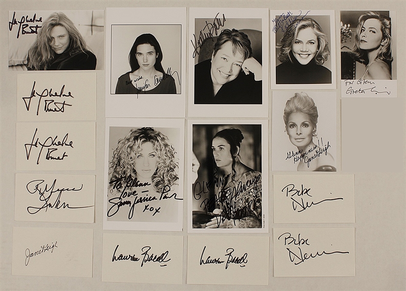 Female Actresses Signed & Inscribed Photographs & Cards