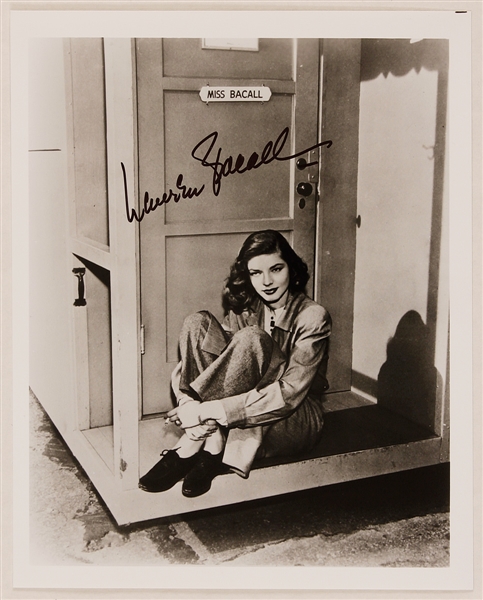 Lauren Bacall Signed Photograph