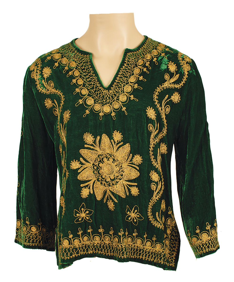 Lot Detail - Jimi Hendrix Owned & Worn King's Road Gold Embroidered ...
