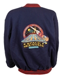 Michael Jackson Owned & Worn Disneyland Paris Blue Baseball Style Jacket