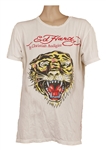 Michael Jackson Owned & Worn Ed Hardy Lion T-Shirt