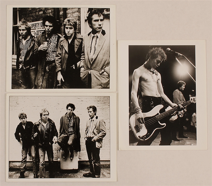 Sex Pistols Original Stamped Photographs