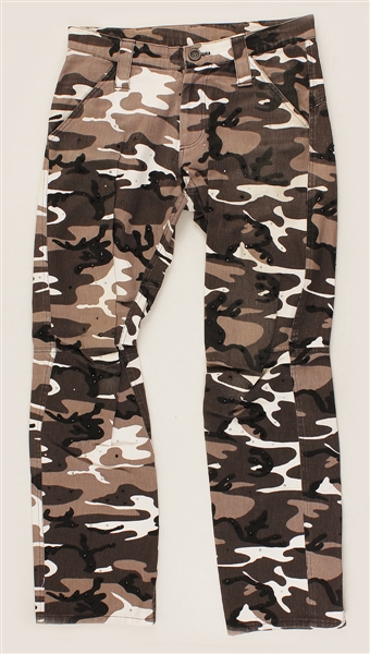 Erasure Vince Clarke  "Light at the End of the World" Stage Worn Camouflage Pants