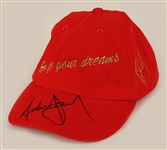 Michael Jackson Signed "Go For Your Dreams"  Red Hat