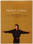 Bob Dylans Personally Owned Michael Jackson Original Memorial Program