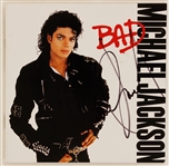 Michael Jackson Signed "Bad" C.D. Insert