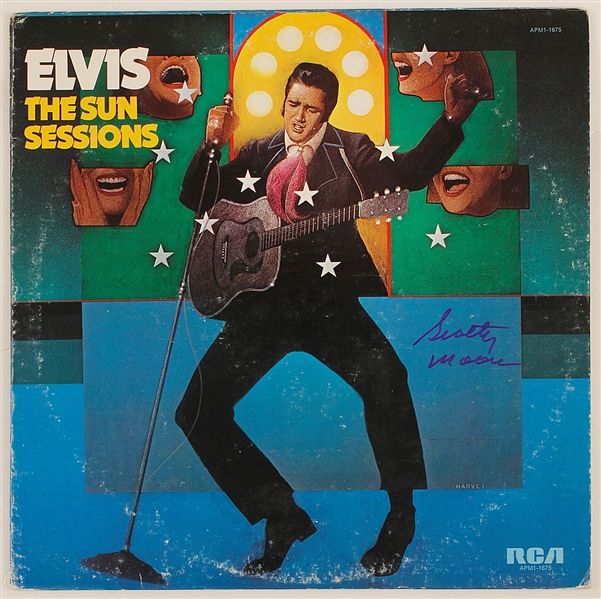 Scotty Moore Signed "Elvis The Sun Sessions" Album