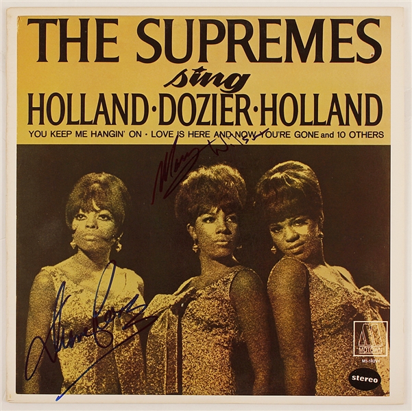Diana Ross and Mary Wilson Signed "The Supremes Sing Holland-Dozier-Holland" Album 