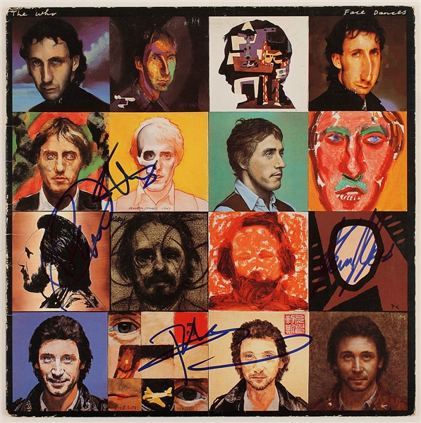The Who Signed "Face Dances" Album