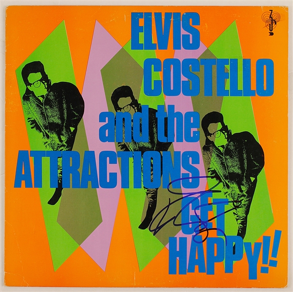 Elvis Costello Signed "Get Happy" Album