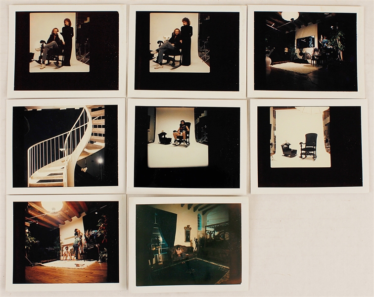 Herbert Worthington Hand Annotated Album Cover Set-Up Polaroid Photographs
