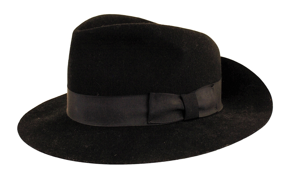 Michael Jackson "Billie Jean" Stage Worn Black Fedora