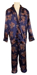 Michael Jackson Owned & Worn Blue Paisley Pajamas 