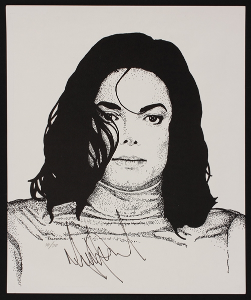 Michael Jackson Signed Original Limited Edition Lithograph