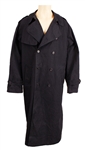 Michael Jackson Owned & Worn Long Blue Trench Coat