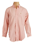 Michael Jackson Owned & Worn Pink Ralph Lauren Shirt