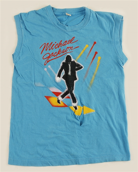 Michael Jackson Owned & Worn "Billie Jean" Concert Shirt