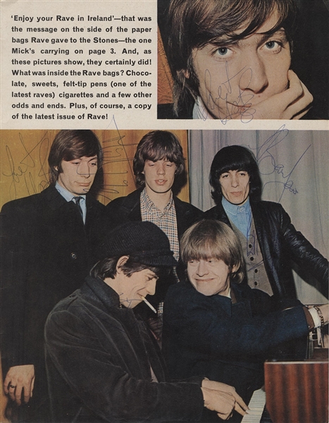 Lot Detail - Rolling Stones, Moody Blues Original Line-Ups and More ...
