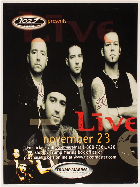 Live Signed Marina  Hotel & Casino On-Site Concert Poster