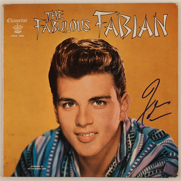 Fabian Signed "The Fabulous Fabian" Album