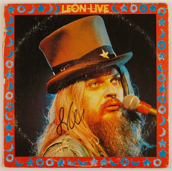 Leon Russell Signed "Leon Live" Album